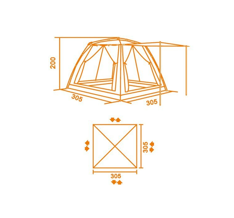 Тент Кемпинг Cook Room - 8 Тент Кемпинг Cook Room - 8