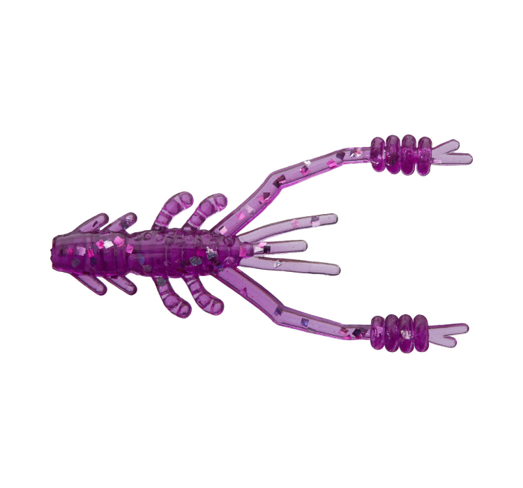 Силиконовая приманка Reins Ring Shrimp 2" 428 Purple Dynamite (12 шт./пач.) - 1 Силиконовая приманка Reins Ring Shrimp 2" 428 Purple Dynamite (12 шт./пач.) - 1