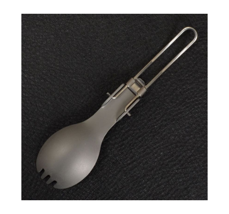 2 в 1 ложка + виделка алюмінієва, складна Alocs TW-104 - 3 2 в 1 ложка + виделка алюмінієва, складна Alocs TW-104 - 3