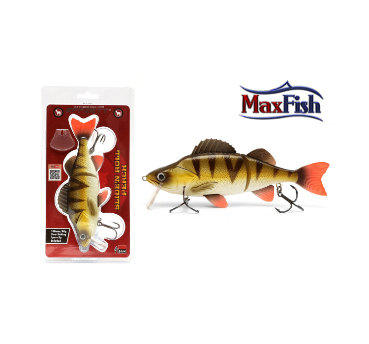 Приманка DAM Effzett Slide'n Roll Perch (14 см) - 2 Приманка DAM Effzett Slide'n Roll Perch (14 см) - 2