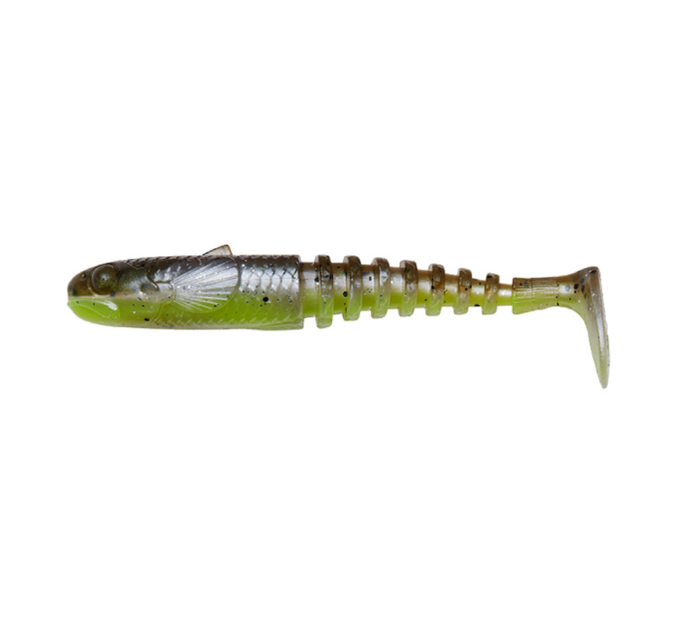 Силиконовая приманка Savage Gear Gobster Shad 115 mm 16.0g Green Pearl Yellow (5 шт./упа) - 1 Силиконовая приманка Savage Gear Gobster Shad 115 mm 16.0g Green Pearl Yellow (5 шт./упа) - 1