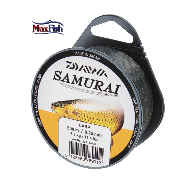 Леска Daiwa Samurai Carp 0.35 мм 10.1 кг 350м - 1 Леска Daiwa Samurai Carp 0.35 мм 10.1 кг 350м - 1