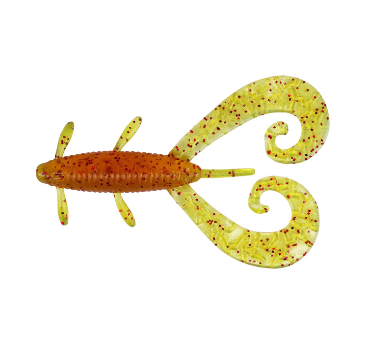 Силиконовая приманка Reins G-Tail Twin 3" 566 Motor Oil Red Flake (8 шт./пач.) - 1 Силиконовая приманка Reins G-Tail Twin 3" 566 Motor Oil Red Flake (8 шт./пач.) - 1