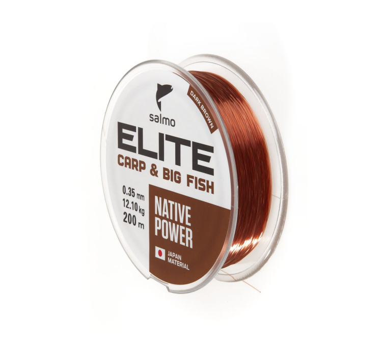 Леска Salmo Elite Carp&Big Fish 200м 0,35мм - 3 Леска Salmo Elite Carp&Big Fish 200м 0,35мм - 3