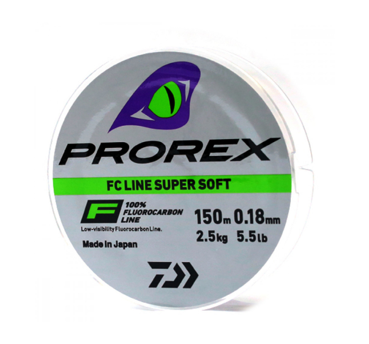 Флюорокарбон Daiwa Prorex FC Line Super Soft 0.36мм 9.3кг 150м - 1 Флюорокарбон Daiwa Prorex FC Line Super Soft 0.36мм 9.3кг 150м - 1