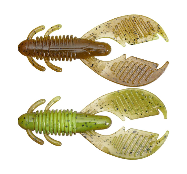 Силіконова приманка Reins AX Craw 3.5" B08 Green Pumpkin Chart Melon (6 шт./пач.) - 1 Силіконова приманка Reins AX Craw 3.5" B08 Green Pumpkin Chart Melon (6 шт./пач.) - 1
