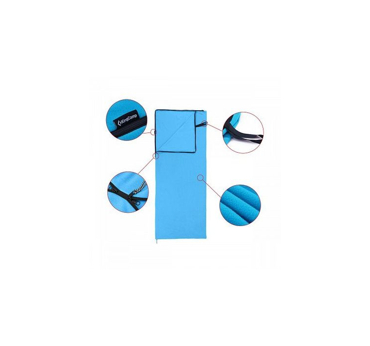 Спальний мiшок KingCamp Spring (KS3102) Left Blue - 5 Спальний мiшок KingCamp Spring (KS3102) Left Blue - 5