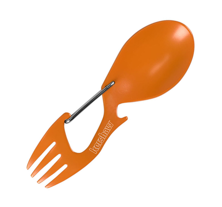 2 в 1 - ложка + виделка Kershaw Ration, помаранчева - 1 2 в 1 - ложка + виделка Kershaw Ration, помаранчева - 1
