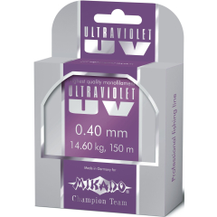 Леска Mikado Ultraviolet 150м 0,24мм 7,4кг (прозрачный)