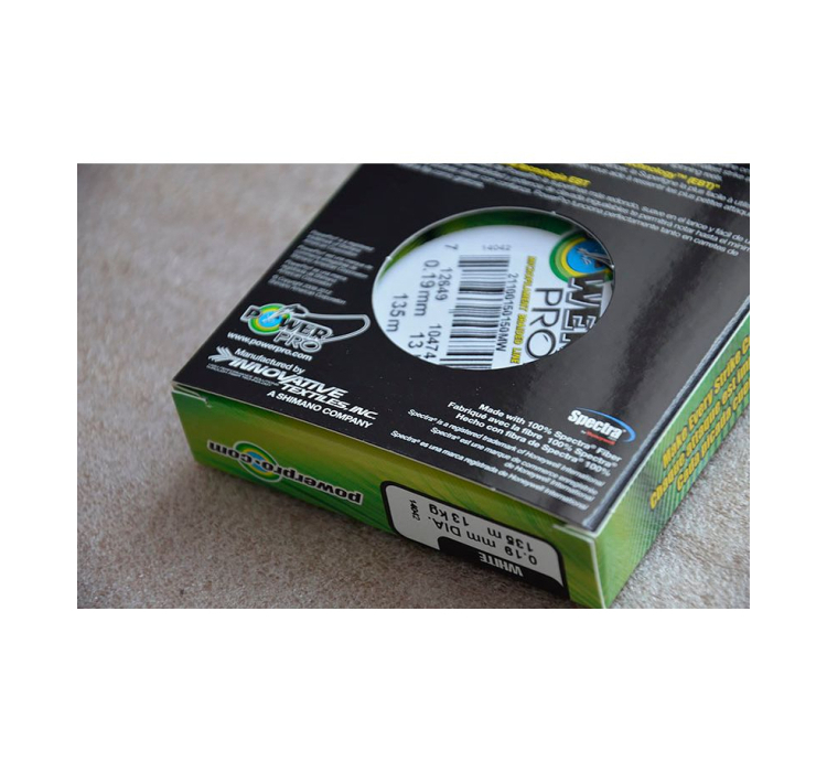 Шнур Power Pro 135m White 0.08 9lb/4kg - 6 Шнур Power Pro 135m White 0.08 9lb/4kg - 6