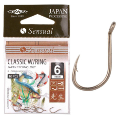 Крючки Mikado SENSUAL CLASSIC W/RING (бронзовый) № 4