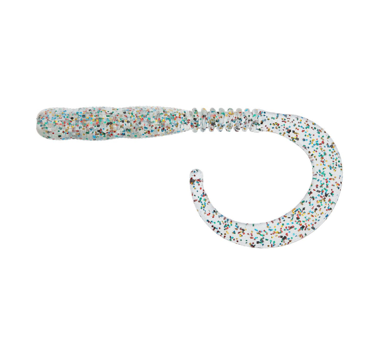 Силіконова приманка Reins Curly Curly 4" 152 Super Glow All Stars (15 шт./пач.) - 1 Силіконова приманка Reins Curly Curly 4" 152 Super Glow All Stars (15 шт./пач.) - 1