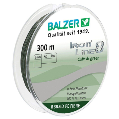 Шнур Balzer Iron Line Catfish 8x Green 300м 0.70мм 89,0кг (темно-зелений)