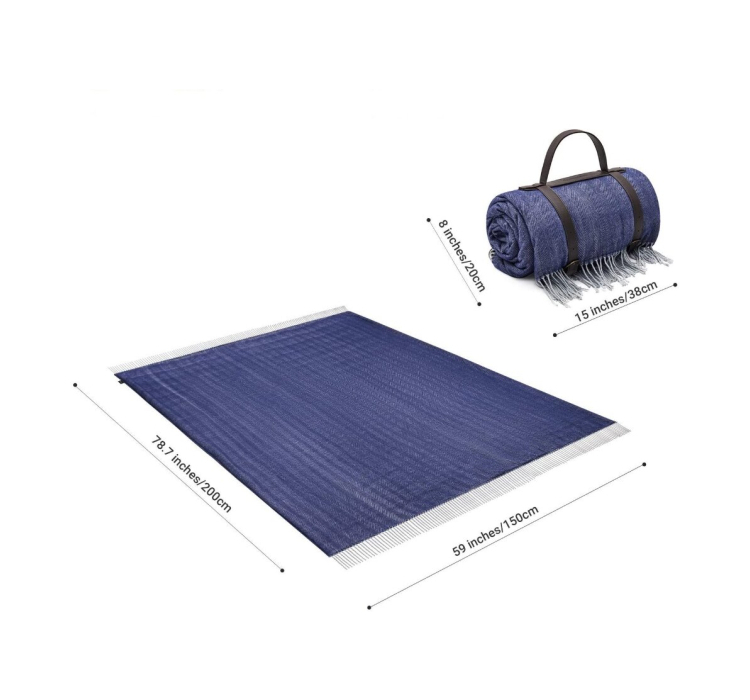 Пікніковий килимок KingCamp ELSA (KP2011) BLUE/GREY - 2 Пікніковий килимок KingCamp ELSA (KP2011) BLUE/GREY - 2