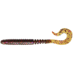 Силиконовая приманка FishUP Vipo 3.6"" #050 - Green Pumpkin Brown/Red & Purple (8шт/уп)