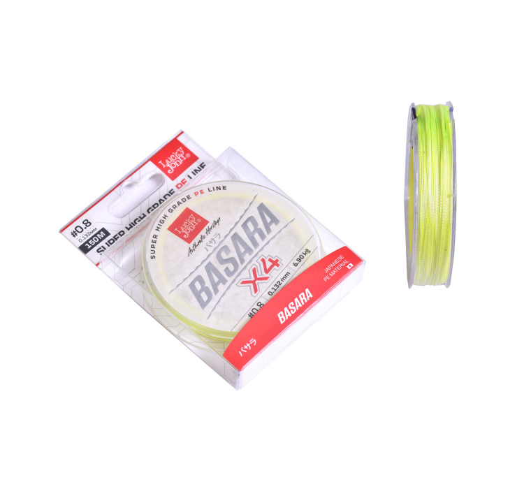 Шнур Lucky John Basara 150м 0,132мм Light Green - 1 Шнур Lucky John Basara 150м 0,132мм Light Green - 1