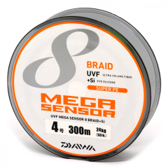 Шнур Daiwa UVF Mega Sensor X8 300м #5.0