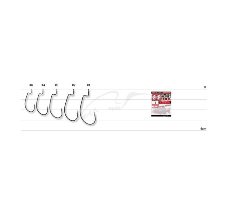 Крючок Decoy Worm19 S.S. Hook #2 (9 шт/уп) - 3 Крючок Decoy Worm19 S.S. Hook #2 (9 шт/уп) - 3