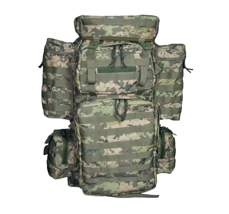 Рюкзак тактичний 70 літрів Kirasa кордура піксель (Арт KI951) - 1 Рюкзак тактичний 70 літрів Kirasa кордура піксель (Арт KI951) - 1