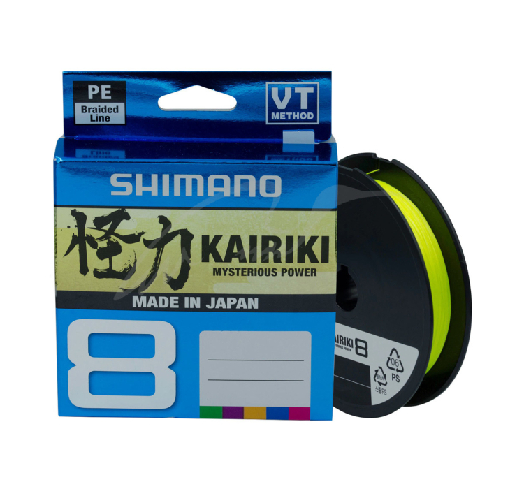 Шнур Shimano Kairiki 8 PE (Yellow) 150m 0.13mm 8.2kg - 1 Шнур Shimano Kairiki 8 PE (Yellow) 150m 0.13mm 8.2kg - 1