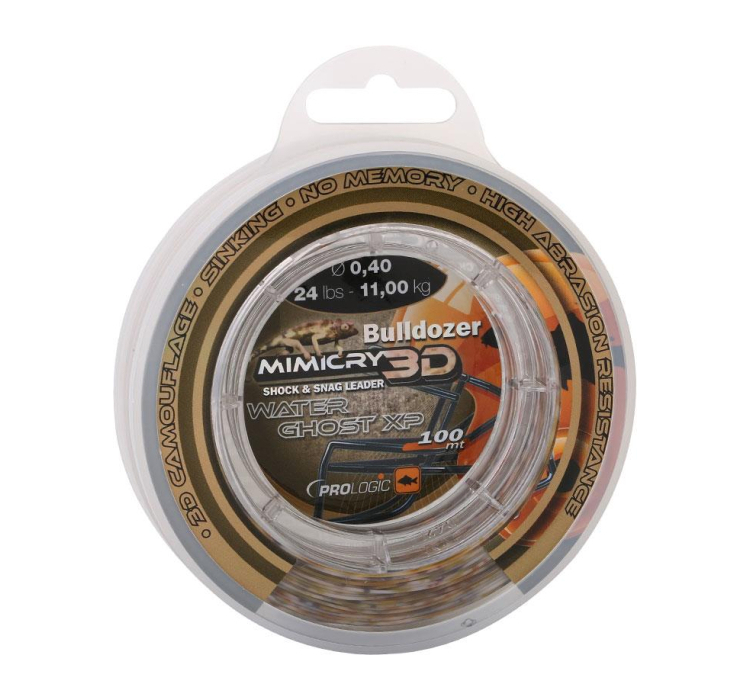 Шоклидер Prologic Bulldozer Mimicry Water Ghost XP 100m 0.40mm 24lb/11.0kg - 1 Шоклидер Prologic Bulldozer Mimicry Water Ghost XP 100m 0.40mm 24lb/11.0kg - 1