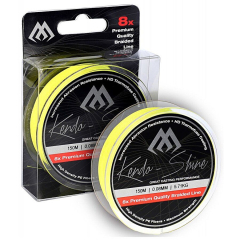 Шнур Mikado Kendo Shine Braid 150м 0,23мм 21,75кг fluo yellow