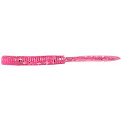 Силиконовая приманка Jackall Peke Peke 2" SQ Glow Pink Silver Flake 10 шт.