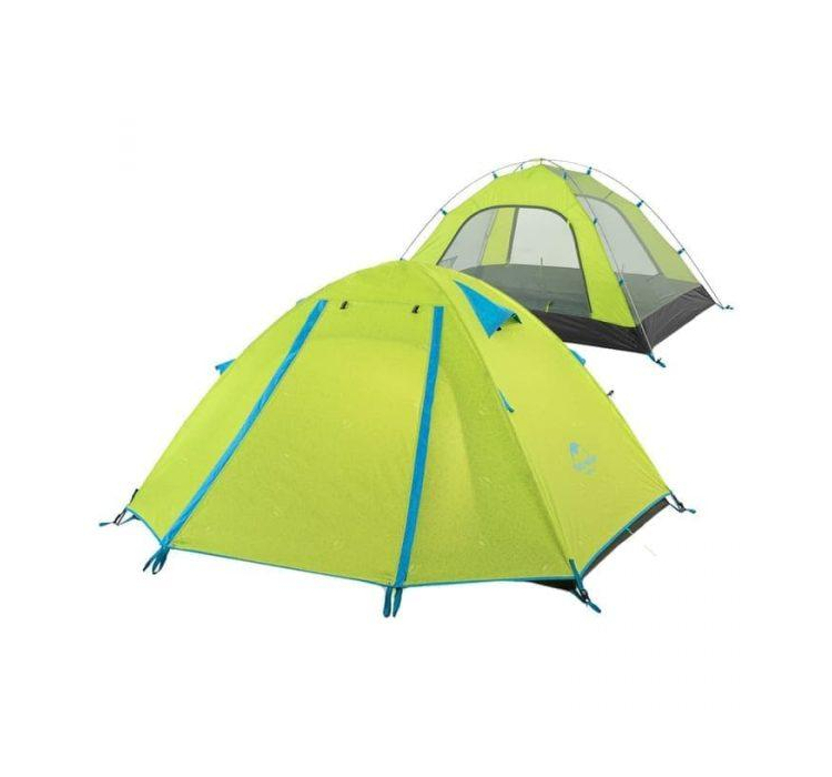 Двухслойная, 3-х местная палатка с алюминиевыми дугами, P-Series, зеленая. - 2 Двухслойная, 3-х местная палатка с алюминиевыми дугами, P-Series, зеленая. - 2