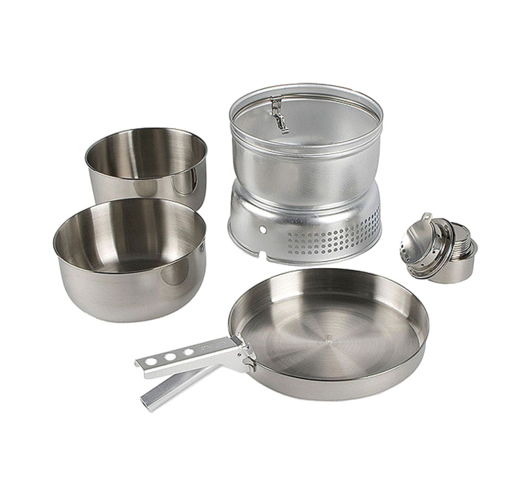 Набір посуду Tatonka (дві каструлі, сковорода), Regular 4000.000 - 1 Набір посуду Tatonka (дві каструлі, сковорода), Regular 4000.000 - 1