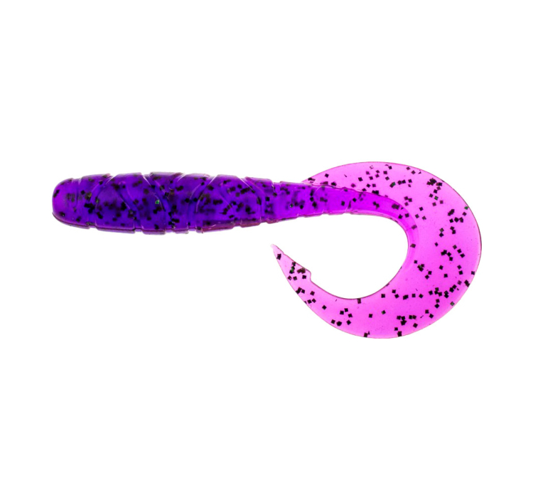 Силиконовая приманка FishUP Mighty Grub 4.5"" #016 — Lox/Green & Black (4шт/пач) - 1 Силиконовая приманка FishUP Mighty Grub 4.5"" #016 — Lox/Green & Black (4шт/пач) - 1