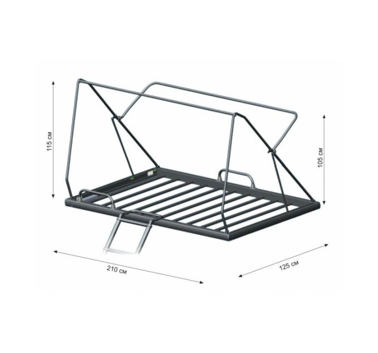 Автомобильная палатка Tramp Top Over TRT-107.13 - 6 Автомобильная палатка Tramp Top Over TRT-107.13 - 6
