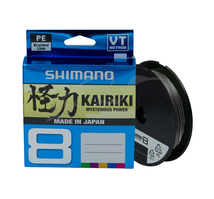 Шнур Shimano Kairiki 8 PE (Steel Gray) 300m 0.35mm 39.5kg - 1 Шнур Shimano Kairiki 8 PE (Steel Gray) 300m 0.35mm 39.5kg - 1