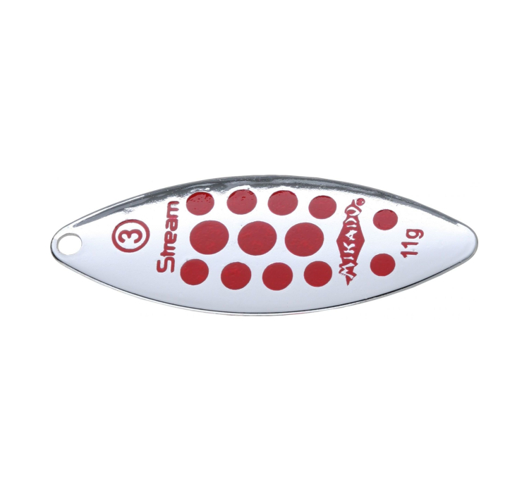 Блешня обертова Mikado STREAM Silver-S10 8 г - 1 Блешня обертова Mikado STREAM Silver-S10 8 г - 1