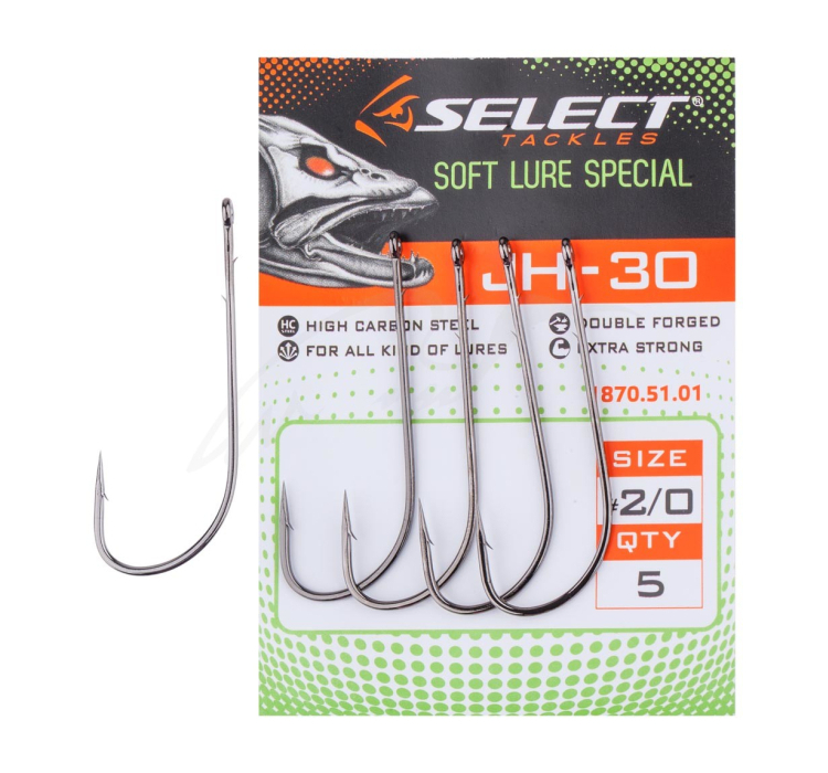Гачок Select JH-30 #2/0 (5 шт/уп) - 1 Гачок Select JH-30 #2/0 (5 шт/уп) - 1