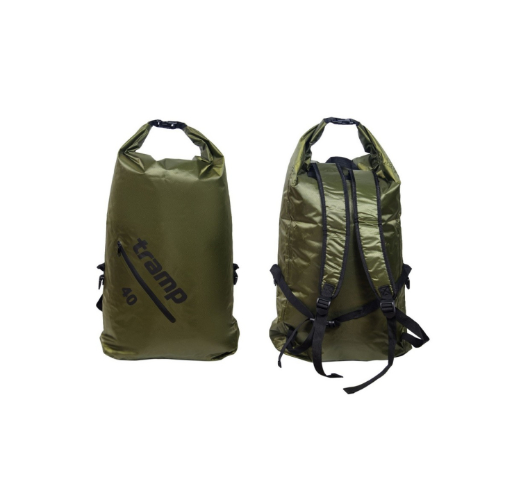 Герморюкзак Diamond Rip-Stop 40л Tramp TRA-257-olive - 1 Герморюкзак Diamond Rip-Stop 40л Tramp TRA-257-olive - 1
