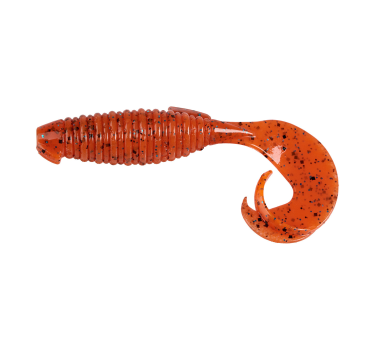 Силиконовая приманка Keitech Flapper Grub 4" (7 шт./пач.):ea#13 spicy mustard/blue - 1 Силиконовая приманка Keitech Flapper Grub 4" (7 шт./пач.):ea#13 spicy mustard/blue - 1