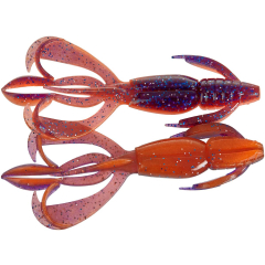 Силиконовая приманка Keitech Crazy Flapper 4.4" (6 шт/уп) ц:pal#09 violet fire