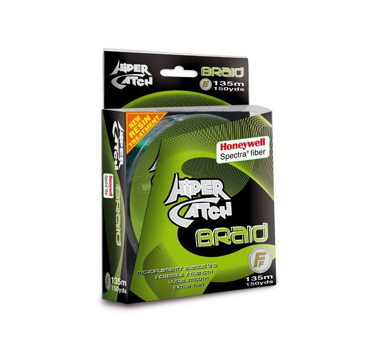 Шнур Lineaeffe Hiper Catch Spectra Braid 135м/150yds 0,150мм FishTest-14,00кг Light Grey - 1 Шнур Lineaeffe Hiper Catch Spectra Braid 135м/150yds 0,150мм FishTest-14,00кг Light Grey - 1
