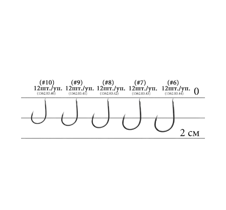 Гачок Decoy K-105 Live Bait Light #10 (12 шт/уп) - 3 Гачок Decoy K-105 Live Bait Light #10 (12 шт/уп) - 3