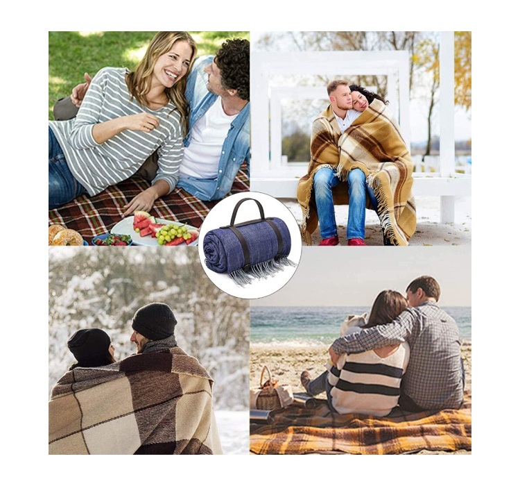 Пікніковий килимок KingCamp ELSA (KP2011) BLUE/GREY - 6 Пікніковий килимок KingCamp ELSA (KP2011) BLUE/GREY - 6