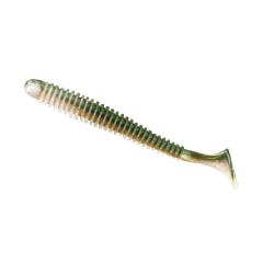 Силиконовая приманка Nomura Gator (їстівний) 87,5 мм 5 г. цвет 039 (grey head) 8 шт.