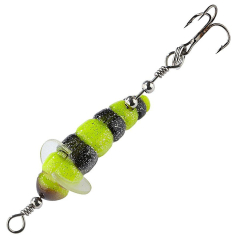 Воблер Balzer UV Spining Maggot yellow-black 4см. 2.5гр.