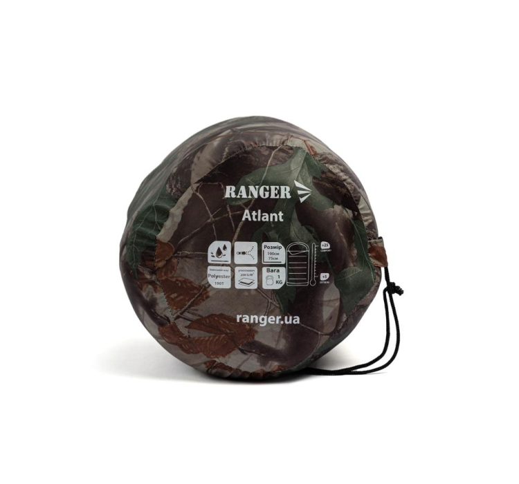 Спальний мішок Ranger Atlant Camo (Арт. RA 6638) Спальний мішок Ranger Atlant Camo (Арт. RA 6638)