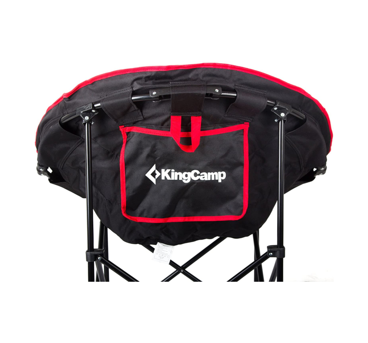 Лежак KingCamp Moon Leisure Chair (KC3816) Black/Red - 2 Лежак KingCamp Moon Leisure Chair (KC3816) Black/Red - 2