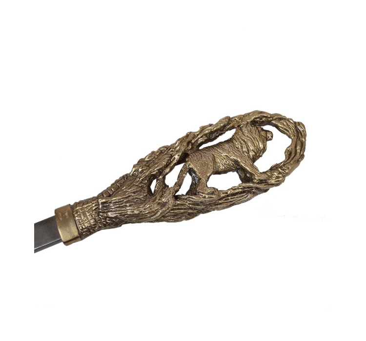 Набор шампуров ручной работы Мастер-Крами На охоте , рукоять бронза (3х10мм, 60см), 6 шт. в кож. колчане - 5 Набор шампуров ручной работы Мастер-Крами На охоте , рукоять бронза (3х10мм, 60см), 6 шт. в кож. колчане - 5