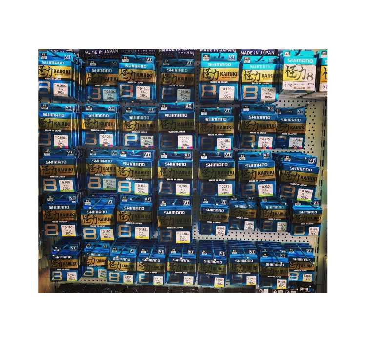 Шнур Shimano Kairiki 8 PE (Mantis Green) 150м 0.06мм 5.3кг - 4 Шнур Shimano Kairiki 8 PE (Mantis Green) 150м 0.06мм 5.3кг - 4