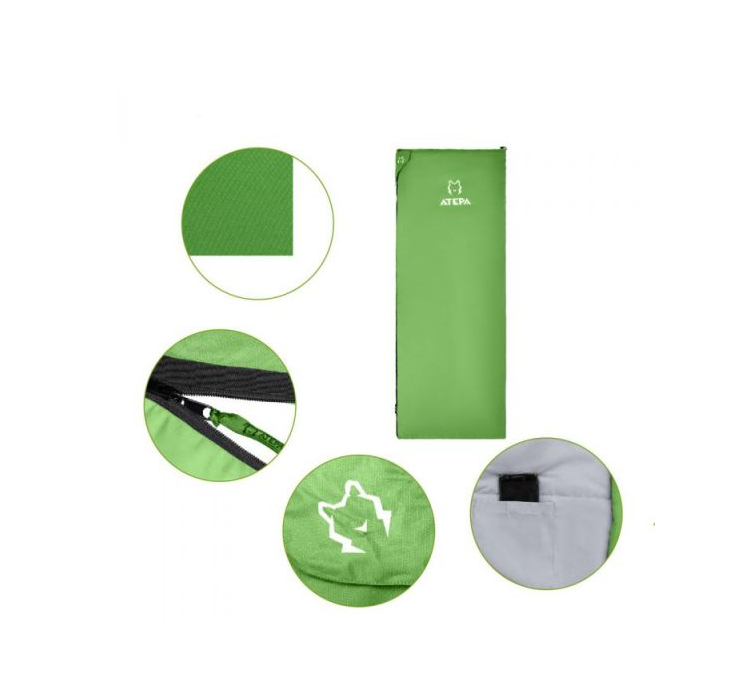 Спальный мешок Atepa LIGHT 1200 (AS2003) L GREY - 4 Спальный мешок Atepa LIGHT 1200 (AS2003) L GREY - 4