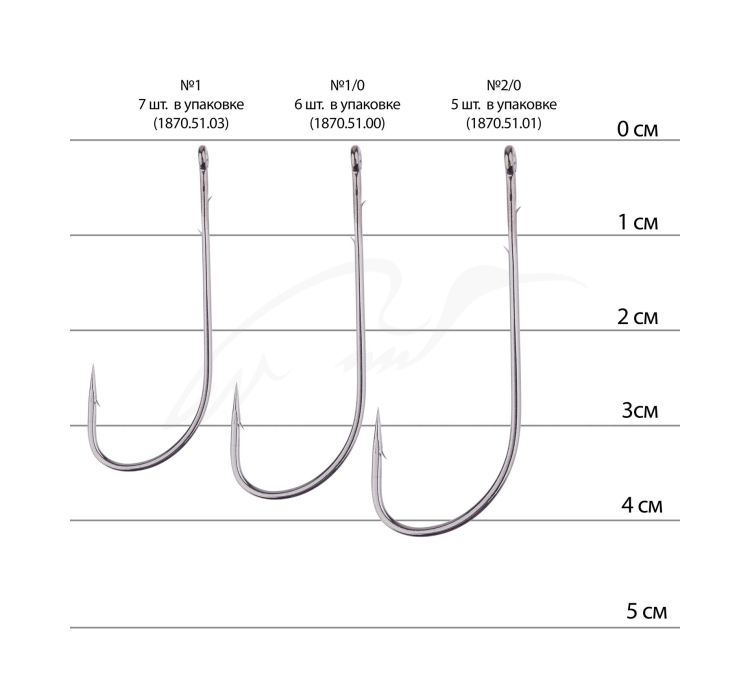 Гачок Select JH-30 #2/0 (5 шт/уп) - 3 Гачок Select JH-30 #2/0 (5 шт/уп) - 3