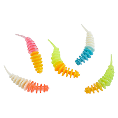 Силіконова приманка Balzer Trout Collector 7 см 1,5 гр. колір Mix 4 (їстівний Garlic) (10 шт.)