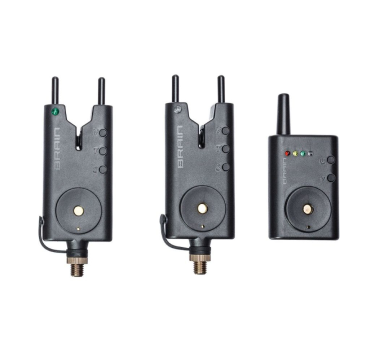 Набір сигналізаторів Brain Wireless Bite Alarm B-1 2+1 - 1 Набір сигналізаторів Brain Wireless Bite Alarm B-1 2+1 - 1